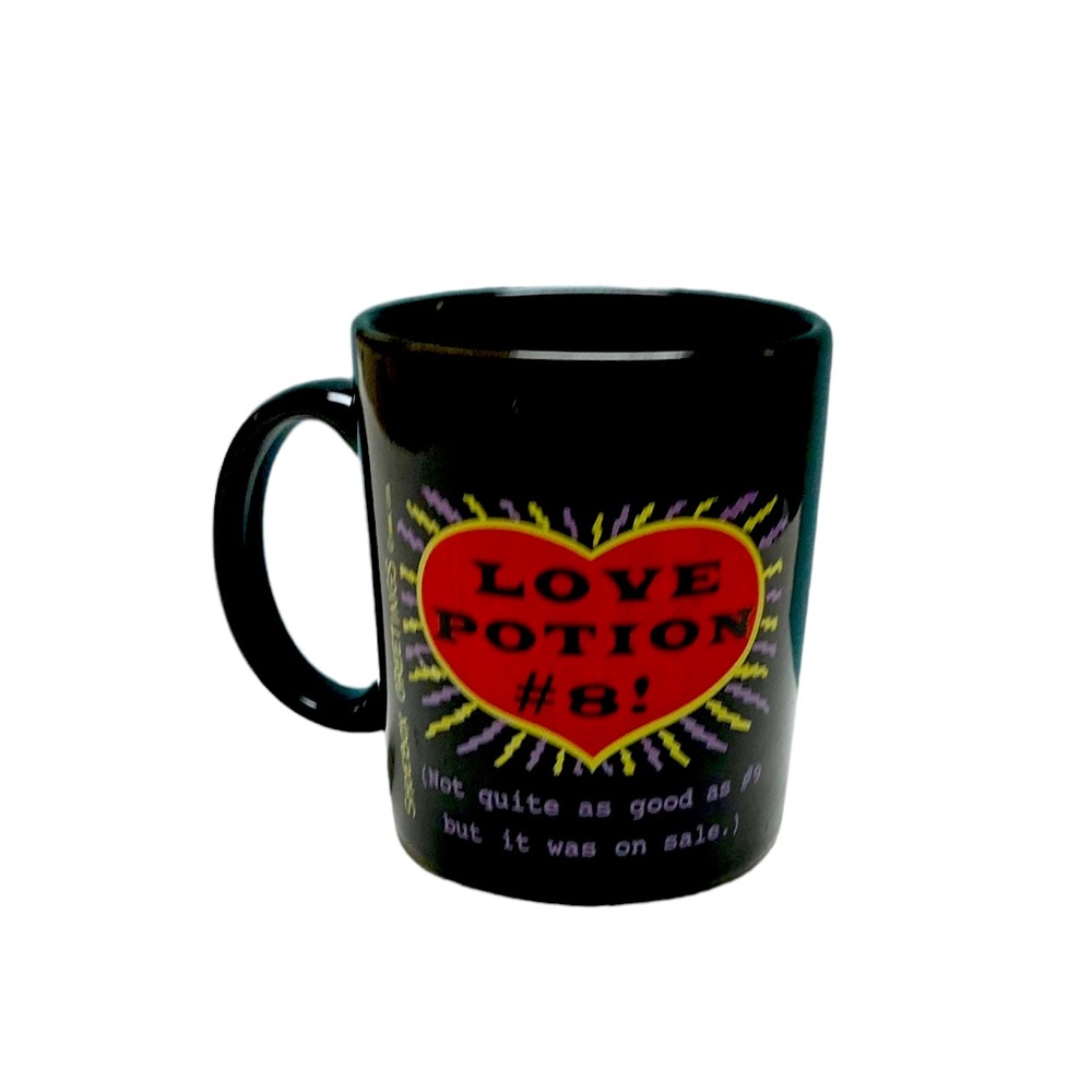 LOVE POTION #8 Ceramic Mug Cup Vintage ShoeBox Greetings Hallmark CC10
